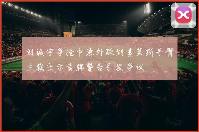 刘诚宇争抢中意外踩到基莱斯手臂主裁出示黄牌警告引发争议